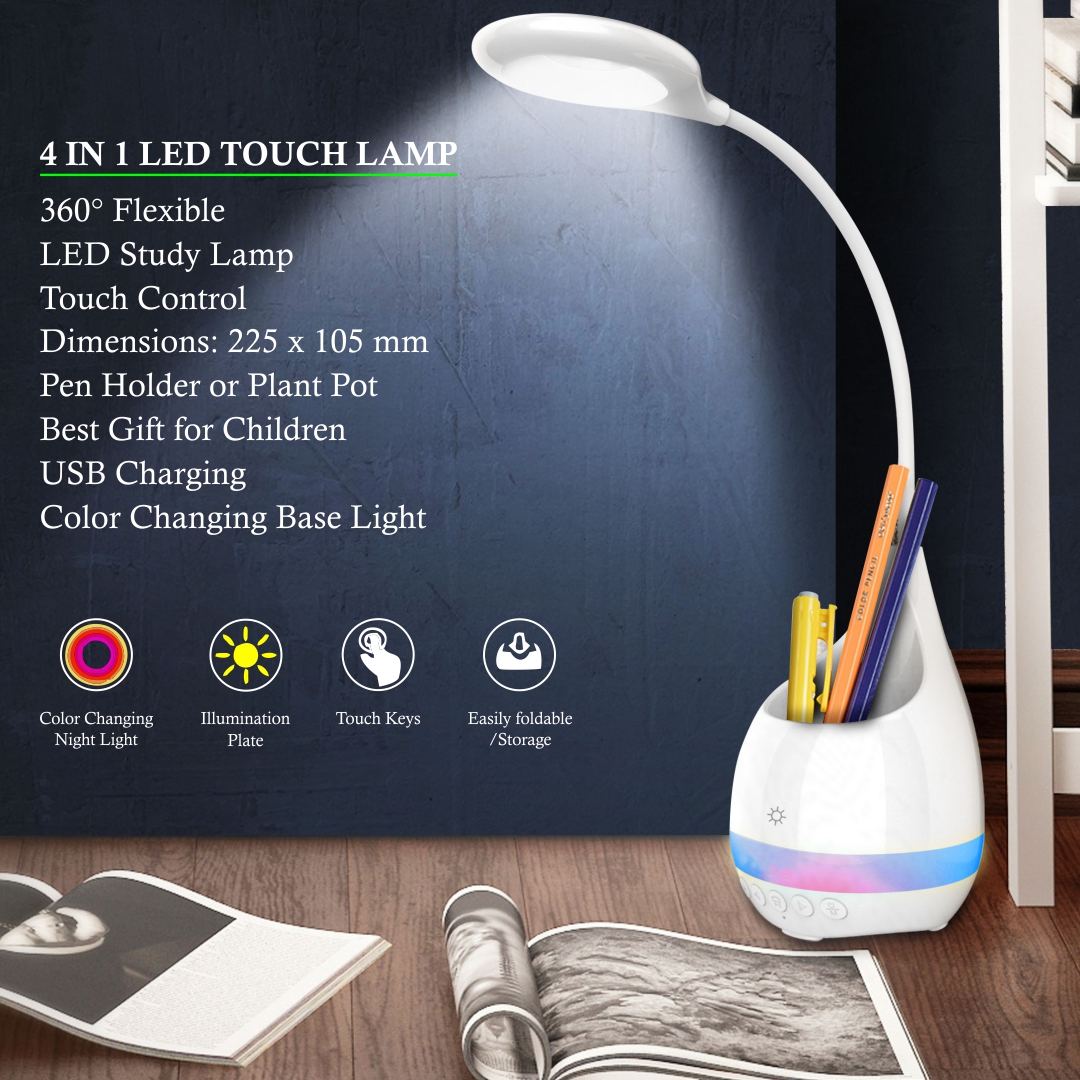 LED Touch Lamp Study Lamp 4 in 1