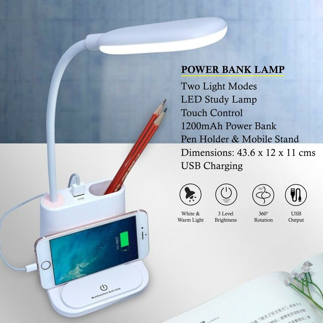 Study Power Bank Lamp