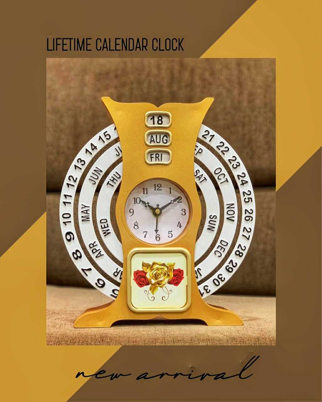 Lifetime Calendar Clock
