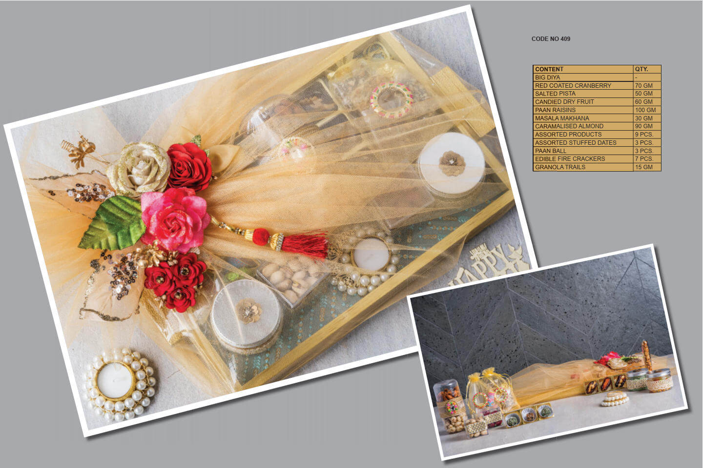 Luxury Diwali Gift Hampers CODE NO 409