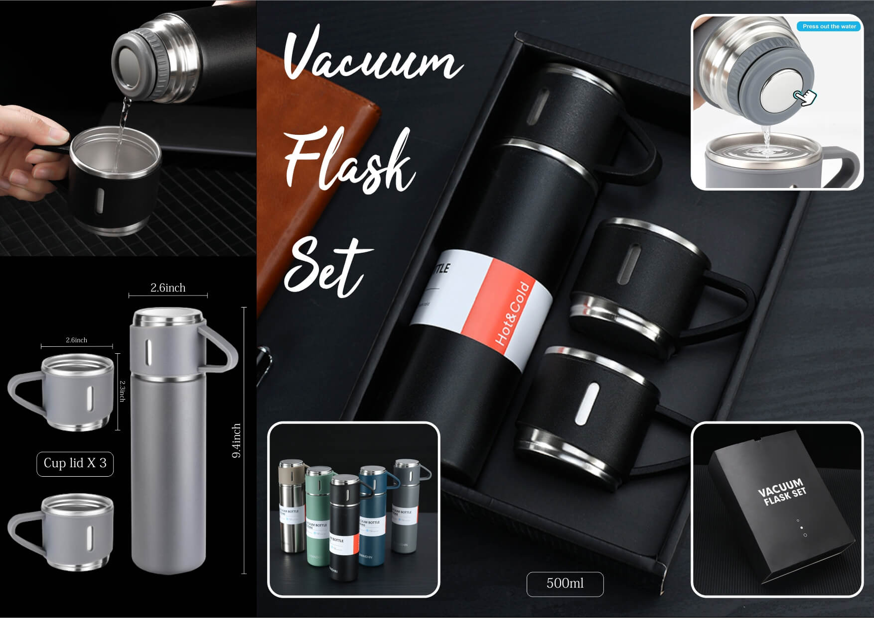 Vacuum Flask Set