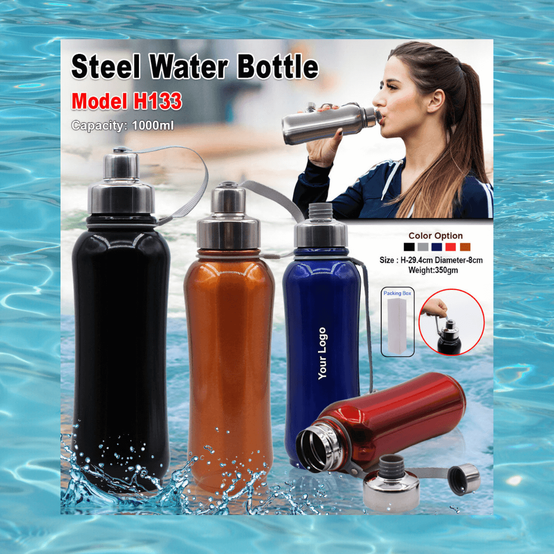 Steel Water Bottle H-133